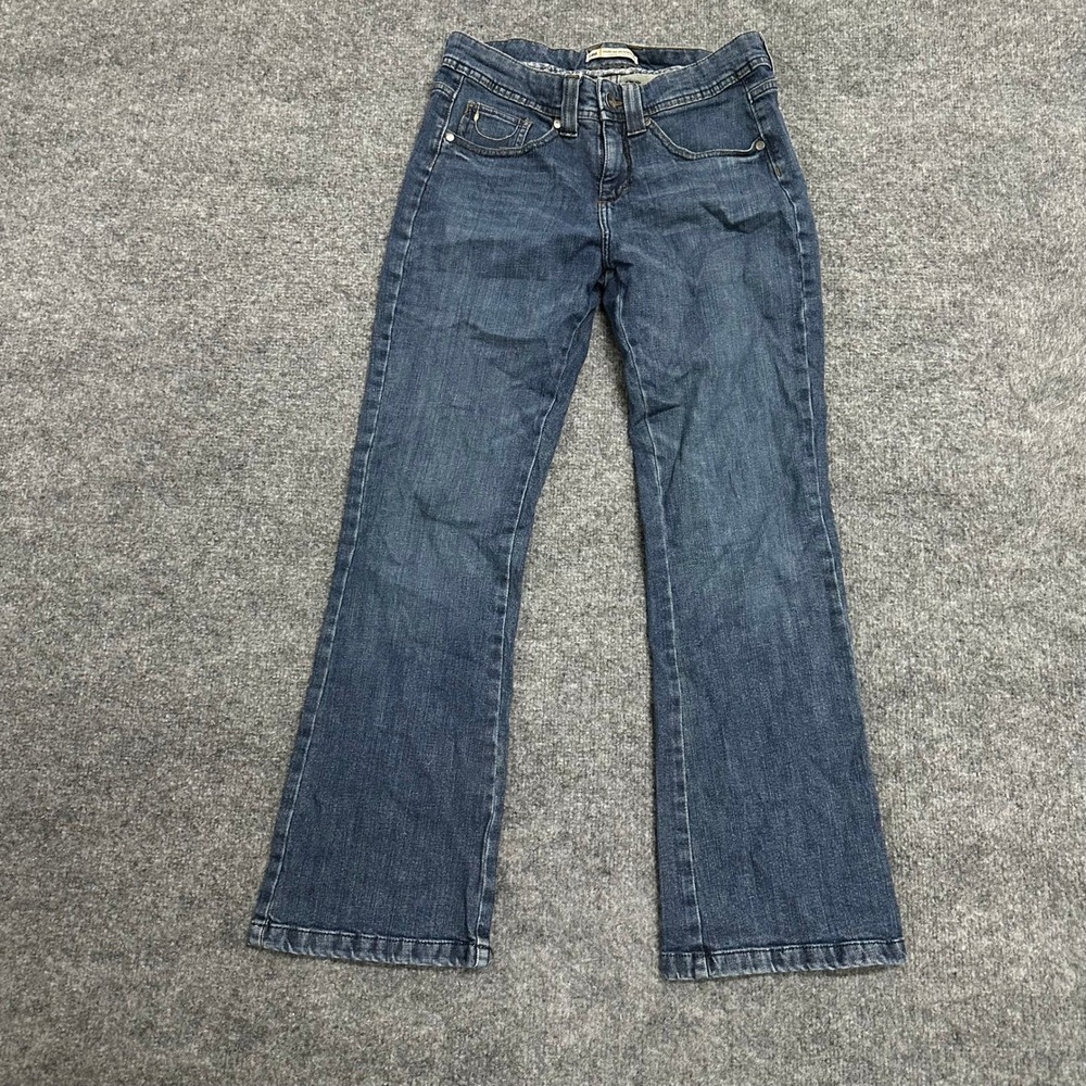 Lee Jeans Womens Size 28x31 Blue Midrise Straight Leg Denim Casual Classic